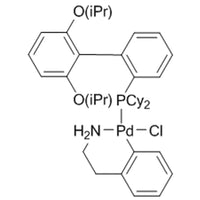 Chloro(2-dicyclohexylphosphino-2',6'-di-i-propoxy-1,1'-biphenyl)[2-(2-aminoethylphenyl)]palladium(II),  methyl-t-butylether adduct, min. 98% [RuPhos Palladacycle Gen. 1]|46-0266|1028206-60-1