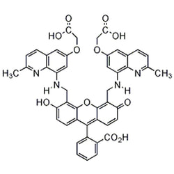 2-{4,5-Bis[(6-(2-ethoxy-2-oxohydroxy)-2-methylquinolin-8-ylamino)methyl]-6-hydoxy-3-oxo-3H-xanthen-9-yl}benzoic acid FL2A|07-0287