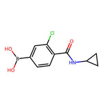 3-Chloro-4-(cyclopropylcarbamoyl)benzeneboronic acid|CS-W023108|850589-44-5