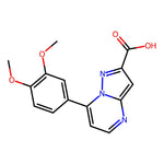 7-(3,4-Dimethoxyphenyl)pyrazolo[1,5-a]pyrimidine-2-carboxylic acid|CS-0240883|886503-05-5