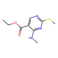 Ethyl 4-(methylamino)-2-(methylsulfanyl)-5-pyrimidinecarboxylate|CS-W000293|76360-82-2