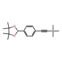 Trimethyl((4-(4,4,5,5-tetramethyl-1,3,2-dioxaborolan-2-yl)phenyl)ethynyl)silane|CS-0175599|870238-65-6