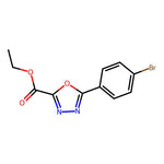 Ethyl 5-(4-bromophenyl)-1,3,4-oxadiazole-2-carboxylate|CS-0573614|931760-32-6