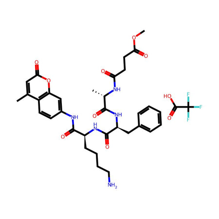 MeOSuc-Ala-Phe-Lys-AMC trifluoroacetate salt|CPTD786207|201853-92-1