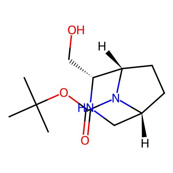 tert-Butyl (1S,2S,5R)-2-(hydroxymethyl)-3,8-diazabicyclo[3.2.1]octane-8-carboxylate|CS-0612639|2820536-71-6