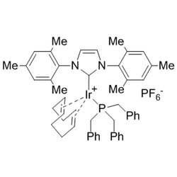 Tribenzylphosphine(1,5-cyclooctadiene)[1,3-bis(2,4,6-trimethylphenyl)imidazol-2-ylidene]iridium(I) hexafluorophosphate, min. 98%|77-1810|1019853-01-0