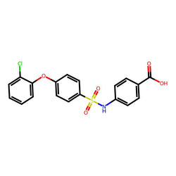 4-((4-(2-Chlorophenoxy)phenyl)sulfonamido)benzoic acid|CS-0071694|606944-48-3