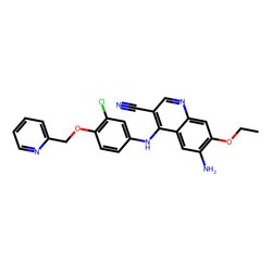 6-Amino-4-{[3-chloro-4-(pyridin-2-ylmethoxy)phenyl]amino}-7-ethoxyquinoline-3-carbonitrile|CS-M0299|848139-78-6