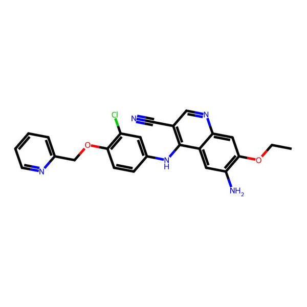 6-Amino-4-{[3-chloro-4-(pyridin-2-ylmethoxy)phenyl]amino}-7-ethoxyquinoline-3-carbonitrile|CS-M0299|848139-78-6