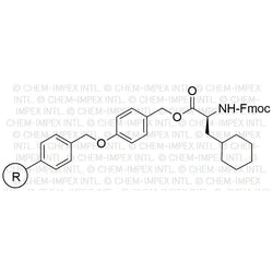 Fmoc-3-cyclohexyl-L-alanine 4-alkoxybenzyl alcohol resin|05165