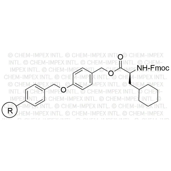 Fmoc-3-cyclohexyl-L-alanine 4-alkoxybenzyl alcohol resin|05165