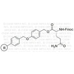 Na-Fmoc-L-glutamine 4-alkoxybenzyl alcohol resin|01768