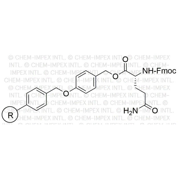 Na-Fmoc-L-glutamine 4-alkoxybenzyl alcohol resin|01768