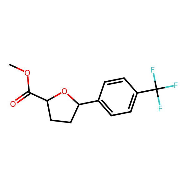 Methyl 5-(4-(trifluoromethyl)phenyl)tetrahydrofuran-2-carboxylate|CS-0487026|1421601-10-6