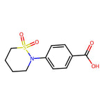 4-(1,1-Dioxido-1,2-thiazinan-2-yl)benzoic acid|CS-0320665|22230-37-1