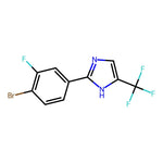 2-(4-Bromo-3-fluorophenyl)-4-(trifluoromethyl)-1H-imidazole, 95%|07-0603|2925560-30-9