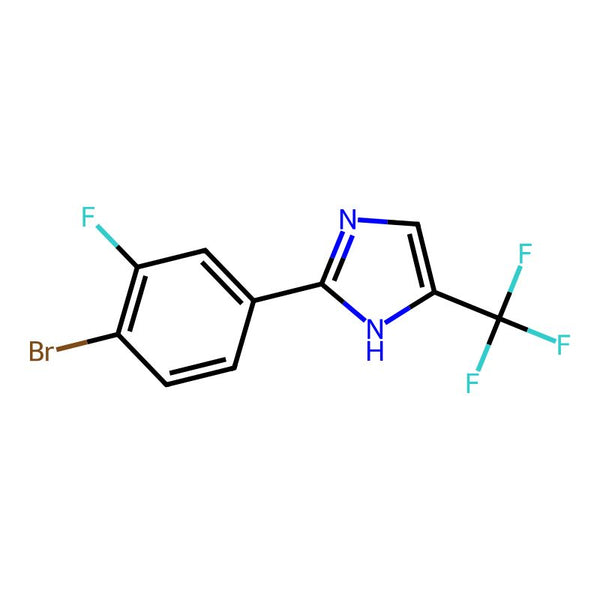 2-(4-Bromo-3-fluorophenyl)-4-(trifluoromethyl)-1H-imidazole, 95%|07-0603|2925560-30-9
