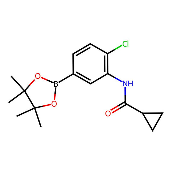 N-(2-chloro-5-(4,4,5,5-tetramethyl-1,3,2-dioxaborolan-2-yl)phenyl)cyclopropanecarboxamide|CS-0518274|2246786-07-0