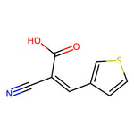 2-Cyano-3-(thiophen-3-yl)acrylic acid|CS-0577338|126058-25-1