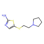 5-((2-(Pyrrolidin-1-yl)ethyl)thio)thiazol-2-amine|CS-0256014|1042777-99-0