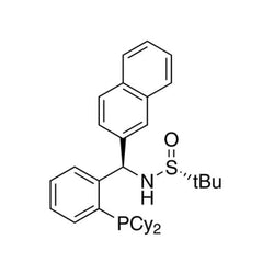 [S(R)]-N-[(R)-[2-(Dicyclohexylphosphino)phenyl]-2-naphthalenylmethyl]-2-dimethyl-2-propanesulfinamide, 95%|15-8446