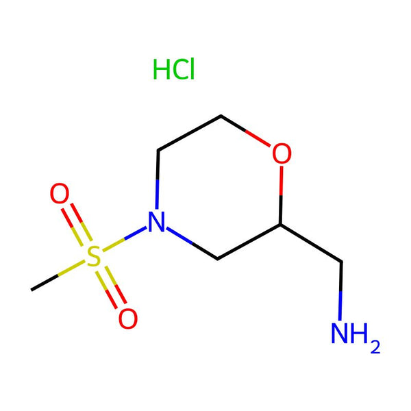 (4-(Methylsulfonyl)morpholin-2-yl)methanamine hydrochloride|CS-0653922|1185301-94-3