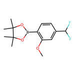 2-(4-(Difluoromethyl)-2-methoxyphenyl)-4,4,5,5-tetramethyl-1,3,2-dioxaborolane|CS-0864763|1443377-56-7