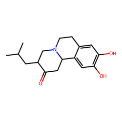 9,10-Dihydroxy-3-isobutyl-3,4,6,7-tetrahydro-1H-pyrido[2,1-a]isoquinolin-2(11bH)-one|C1786835|89929-27-1
