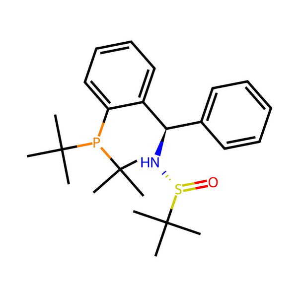 [S(R)]-N-[(1R)-1-[2-(Di-tert-butylphosphanyl)phenyl]phenylmethyl]-2-methyl-2-propanesulfinamide|CS-0147412|2565792-40-5