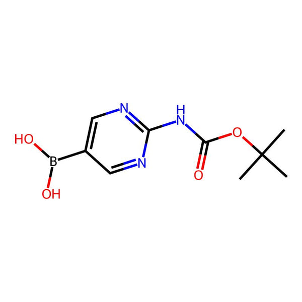 (2-((tert-Butoxycarbonyl)amino)pyrimidin-5-yl)boronic acid|CS-0041638|883231-25-2