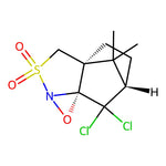 (4aS,7S,8aR)-8,8-Dichloro-9,9-dimethyltetrahydro-4H-4a,7-methanobenzo[c][1,2]oxazireno[2,3-b]isothiazole 3,3-dioxide|CS-0201484|127184-05-8
