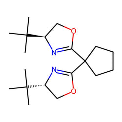 (4S,4'S)-2,2'-Cyclopentylidenebis[4-tert-butyl-4,5-dihydrooxazole]|CS-0087865|298693-03-5