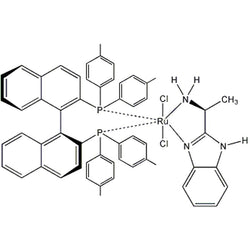 Dichloro[(S)-(-)-2,2'-bis(di-p-tolylphosphino)-1,1'-binaphthyl][(S)-(-)-2-(α;-methylmethanamine)-1H-benzimidazole]ruthenium(II), min. 97%|44-0930