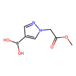 (1-(2-Methoxy-2-oxoethyl)-1H-pyrazol-4-yl)boronic acid|CS-0112342|1146614-50-7