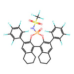 1,1,1-Trifluoro-N-((11bS)-4-oxido-2,6-bis(perfluorophenyl)-8,9,10,11,12,13,14,15-octahydrodinaphtho[2,1-d:1',2'-f][1,3,2]dioxaphosphepin-4-yl)methanesulfonamide|CS-0142745|2586125-70-2