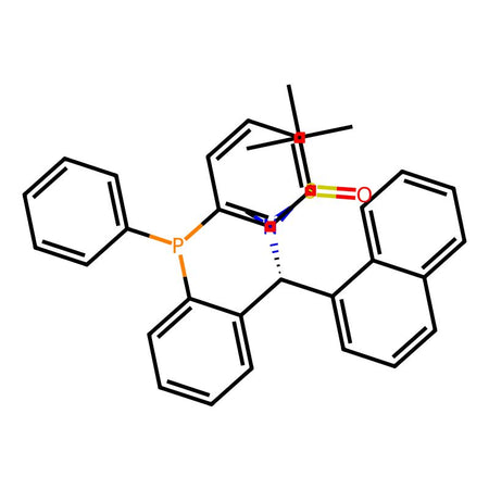 [S(R)]-N-[(R)-[2-(Diphenylphosphino)phenyl]-1-naphthalenylmethyl]-N,2-dimethyl-2-propanesulfinamide, 95%|9223322|2565792-58-5