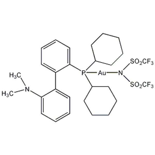[2-(Dicyclohexylphosphino)-2'-(N,N-dimethylamino))-1,1'-biphenyl][bis(trifluoromethyl) sulfonylimido]gold(I), 98%|79-0348|1188507-66-5