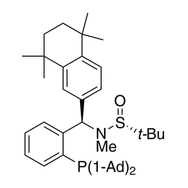 [S(R)]-N-((S)-(2-(Diadamantanphosphino)phenyl)(5,6,7,8-tetrahydro-5,5,8,8-tetramethyl-2-naphthalenyl)methyl]-N,2-dimethyl-2-propanesulfinamide, 95%|15-0123