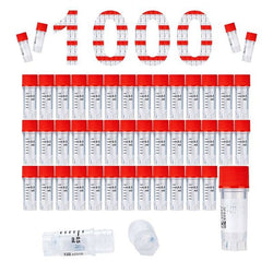 cryoking 0.5ml vial, red caps,pp,autoclavable; gamma radiation steriled, dnase & rnase free, endotoxin free, foreign dna free, side barcoded , working temperature from -196°c to 121°c;  no o-ring, 25|88-6051