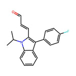 (E)-3-(3-(4-Fluorophenyl)-1-isopropyl-1H-indol-2-yl)acrylaldehyde|CS-W008265|93957-50-7