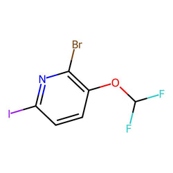 2-Bromo-3-difluoromethoxy-6-iodopyridine , 95%|09-0096|857295-23-9