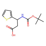 3-((Tert-butoxycarbonyl)amino)-3-(thiophen-2-yl)propanoic acid|CS-0273166|53030-49-2