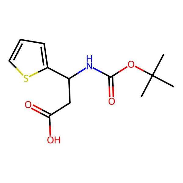 3-((Tert-butoxycarbonyl)amino)-3-(thiophen-2-yl)propanoic acid|CS-0273166|53030-49-2