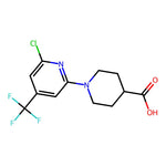 1-(6-Chloro-4-(trifluoromethyl)pyridin-2-yl)piperidine-4-carboxylic acid|CS-0329317|1208081-19-9