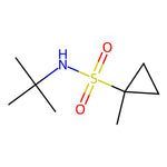 N-(tert-Butyl)-1-methylcyclopropane-1-sulfonamide|CS-0088421|669008-25-7