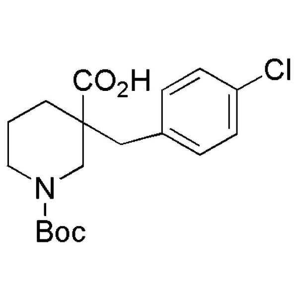1-[(tert-Butyl)oxycarbonyl]-3-(4-chlorobenzyl)piperidine-3-carboxylic acid|23592|174606-16-7