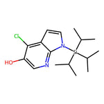 4-Chloro-1-[tris(propan-2-yl)silyl]-1H-pyrrolo[2,3-b]pyridin-5-ol|CS-0004166|685513-98-8