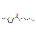 2-Amino-N-(3-hydroxypropyl)thiazole-5-carboxamide|CS-0150027|1538218-73-3