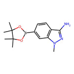 1-Methyl-6-(4,4,5,5-tetramethyl-1,3,2-dioxaborolan-2-yl)-1H-indazol-3-amine|CS-1156564|1187968-53-1