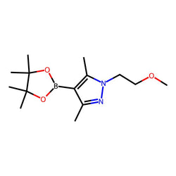 1-(2-Methoxyethyl)-3,5-dimethyl-4-(tetramethyl-1,3,2-dioxaborolan-2-yl)-1H-pyrazole|CS-0161963|1200537-40-1